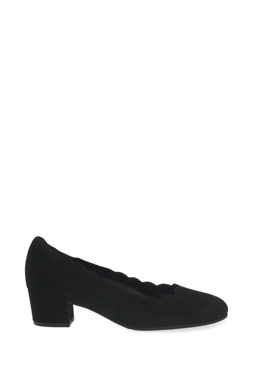 Buy Gabor Gigi Black Suede Court Shoes from the Next UK online shop