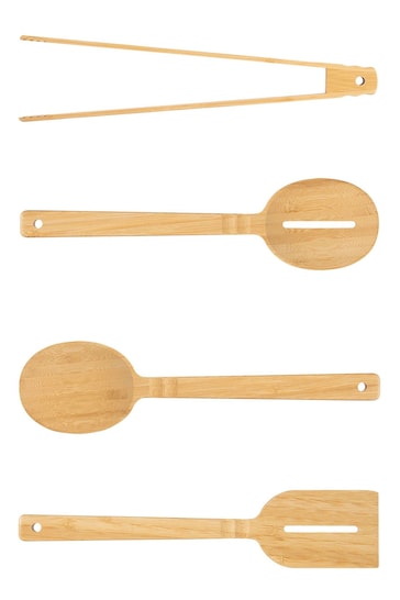&Again Set of 4 Natural Bamboo Tool Set