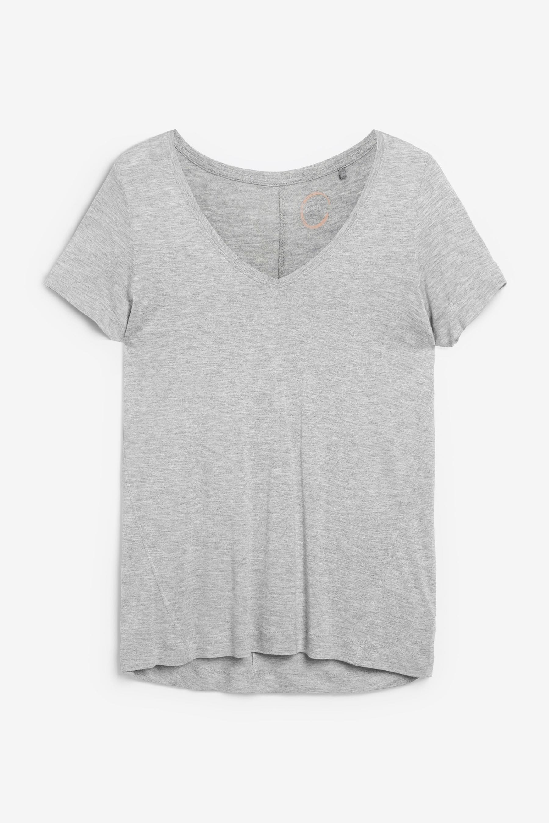 Multi Slouch V Neck T Shirts 5 Pack