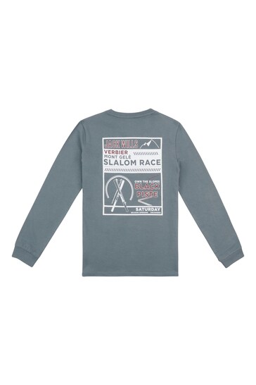 Jack Wills Grey Ski T-Shirt