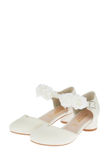 Monsoon Natural Corsage Two Part Heels