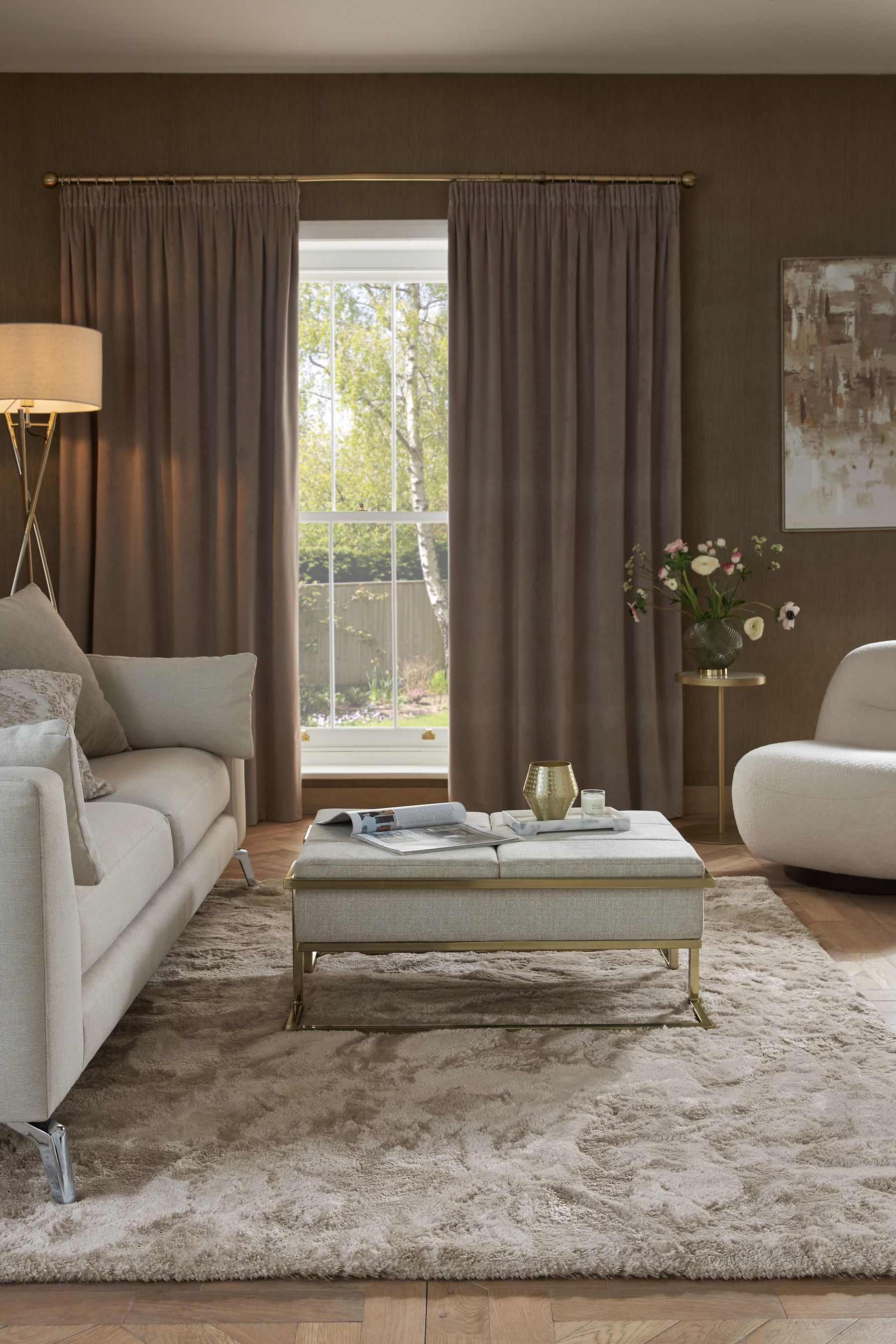 Buy Natural Collection Luxe Plush Rug from the Next UK online shop