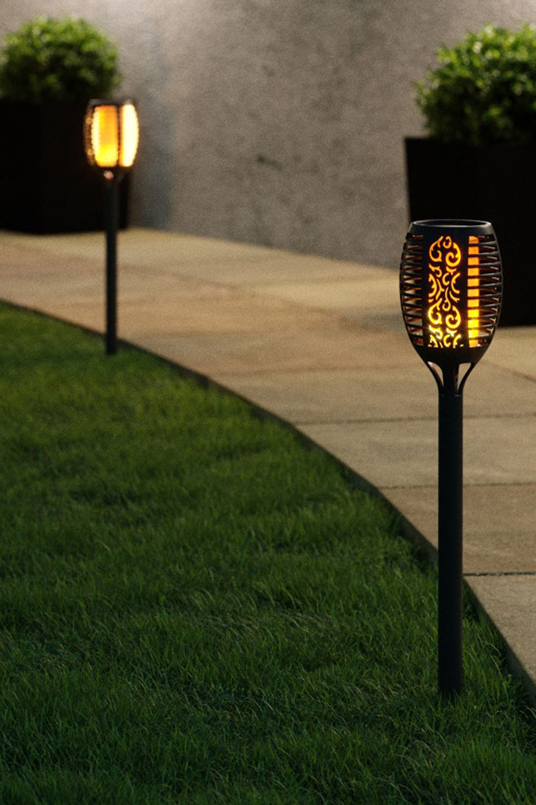 Trueflame mini hotsell solar torch lights