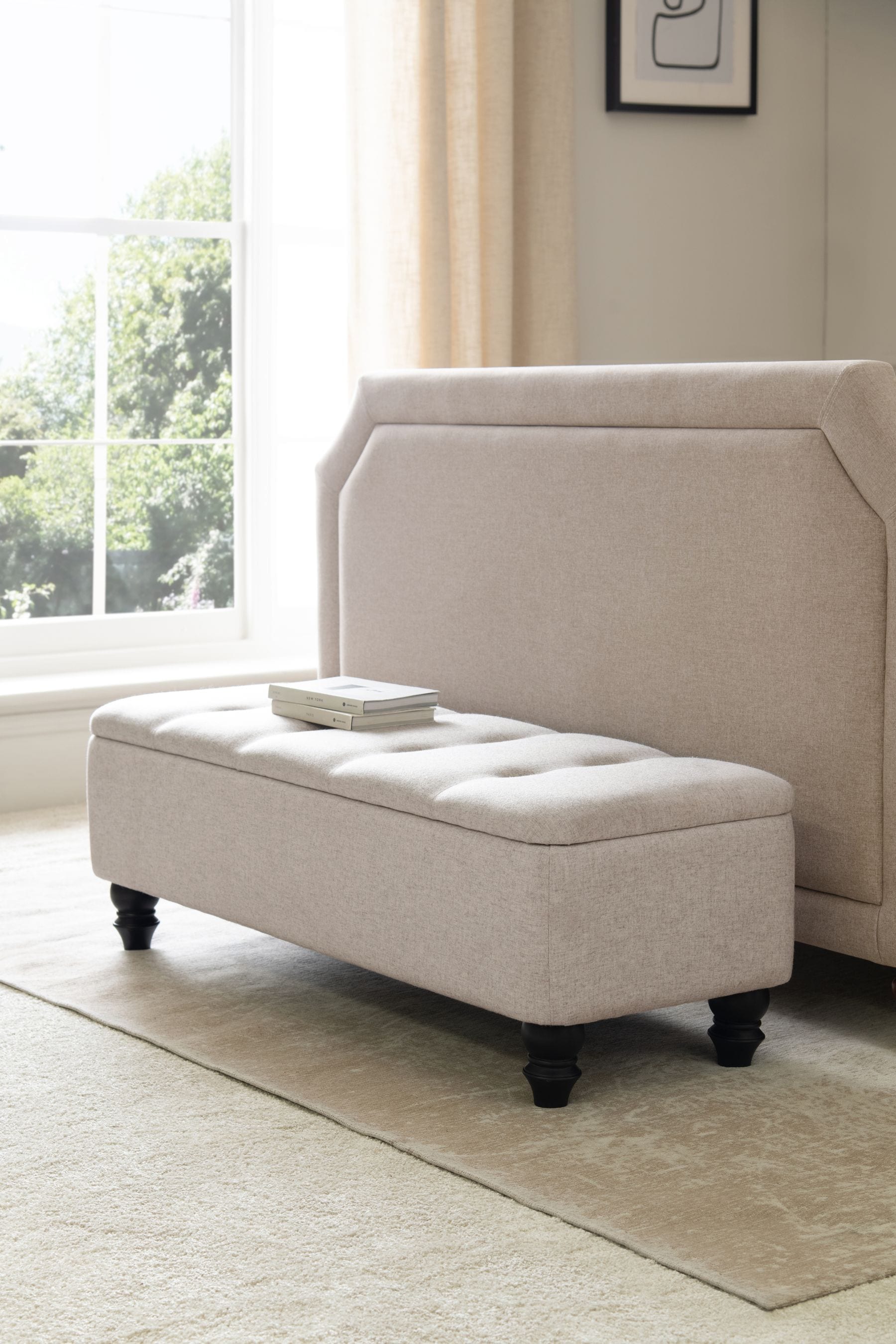 Upholstered 2024 storage ottoman