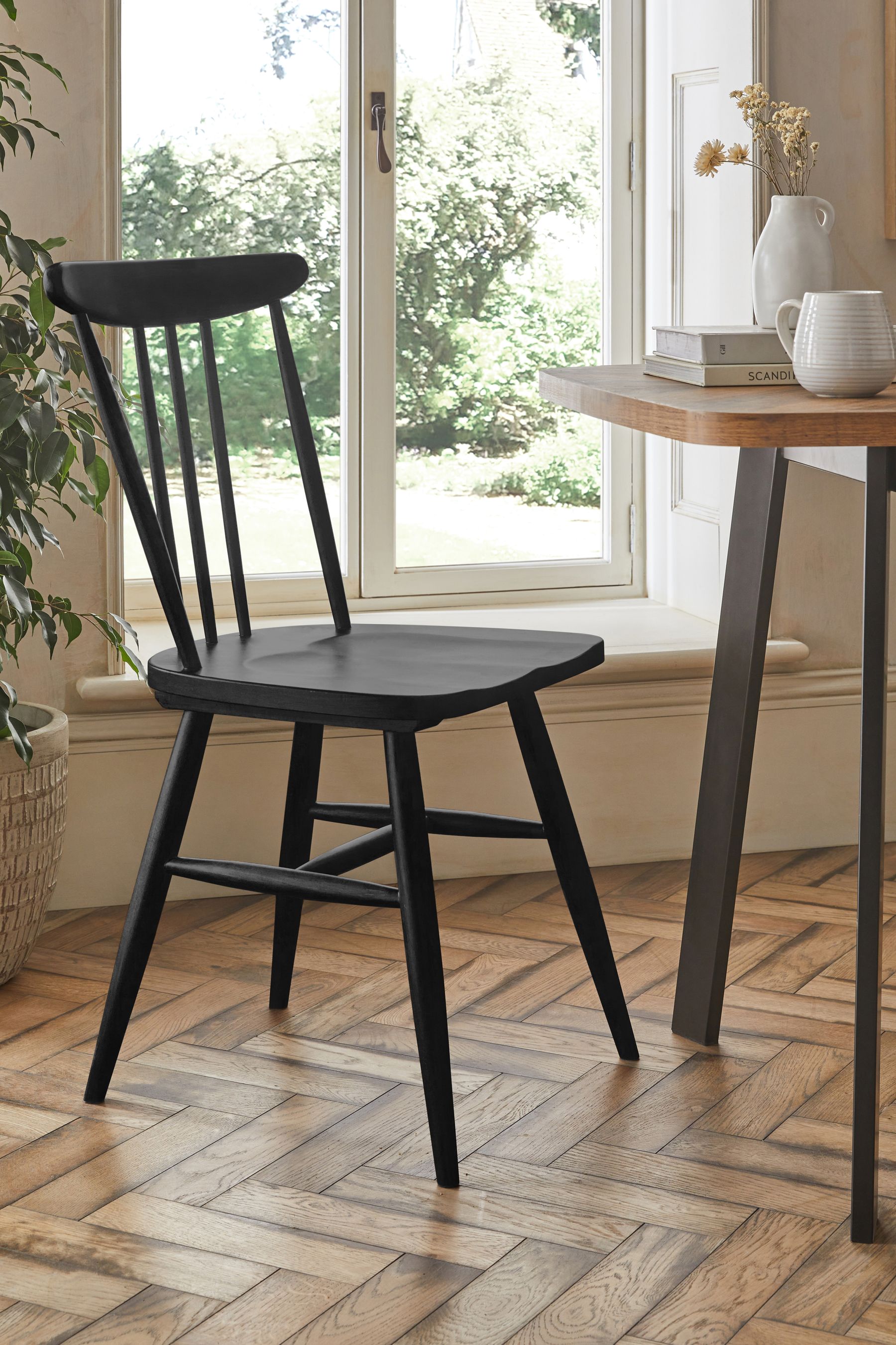 Painted oak dining shop chairs