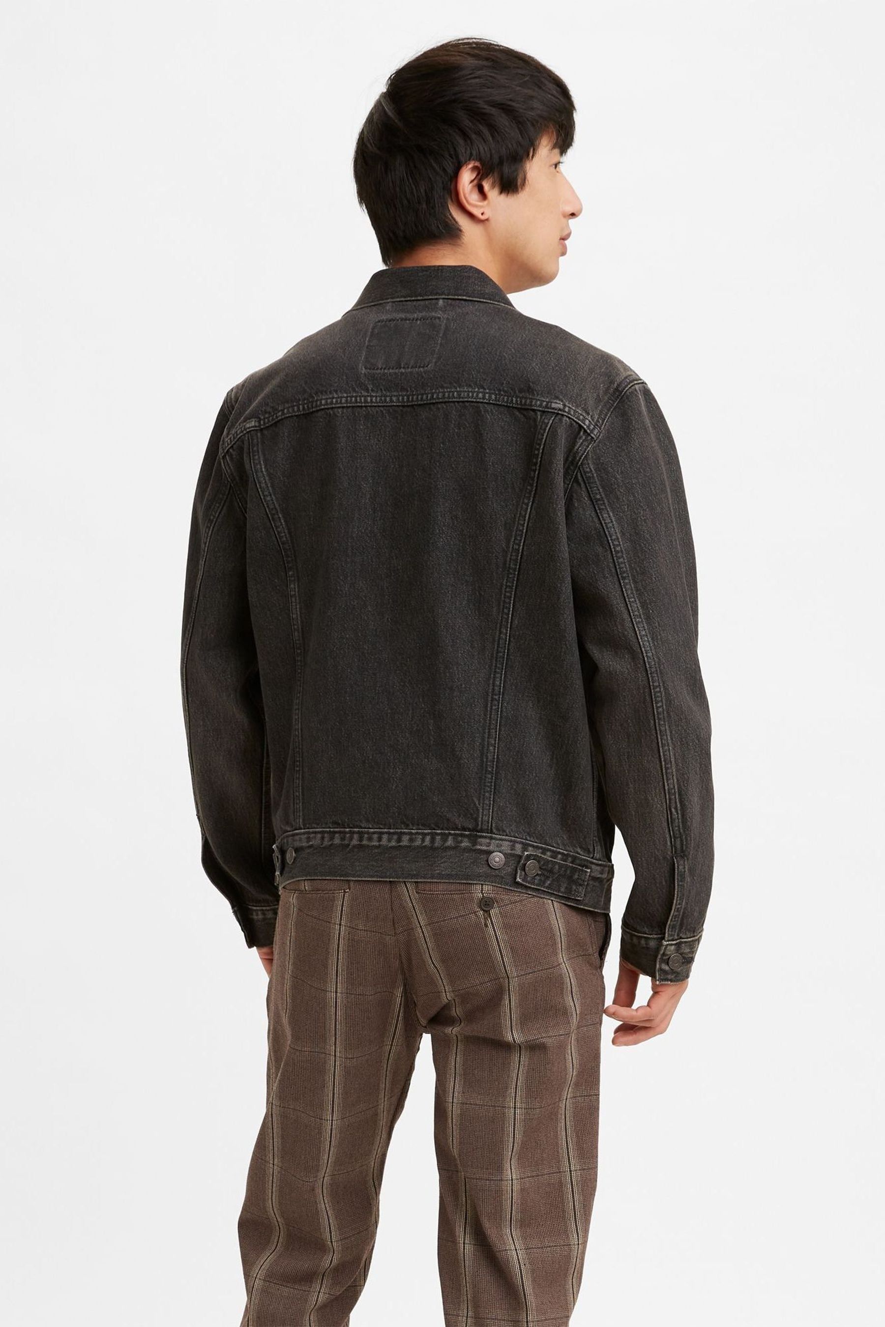 Levi's trucker jacket top dark wash