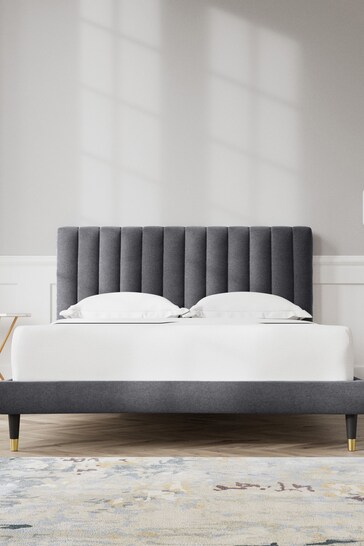 Swoon Smart Wool Anthracite Grey Porlock Bed