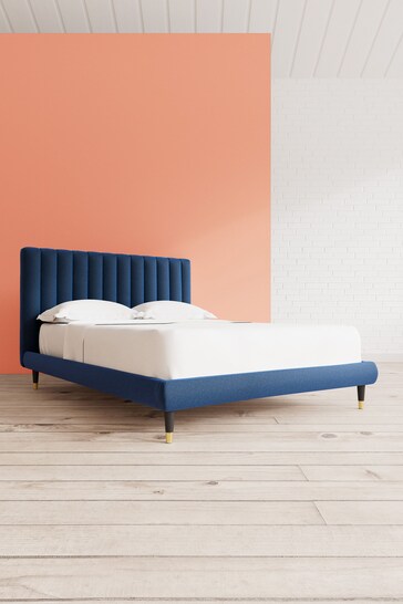 Swoon Smart Wool Indigo Blue Porlock Bed