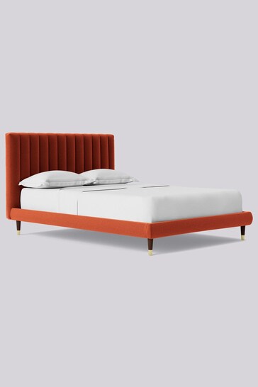 Swoon Soft Wool Burnt Orange Porlock Soft Wool Bed