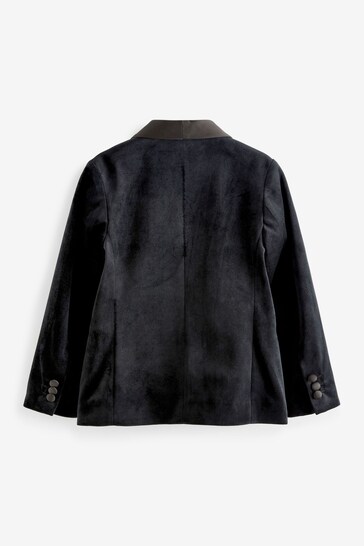 Black Velvet Blazer Jacket (3-16yrs)