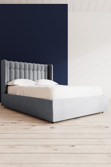Swoon Soft Wool Light Grey Kipling Divan Bed
