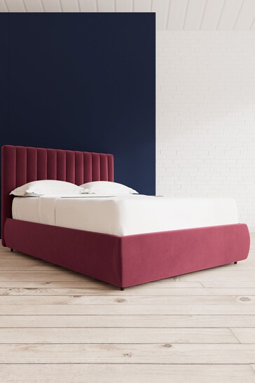 Swoon Easy Velvet Bordeaux Red Porlock Divan Bed