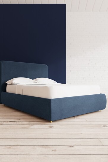 Swoon Smart Wool Indigo Blue Brockham Divan Bed