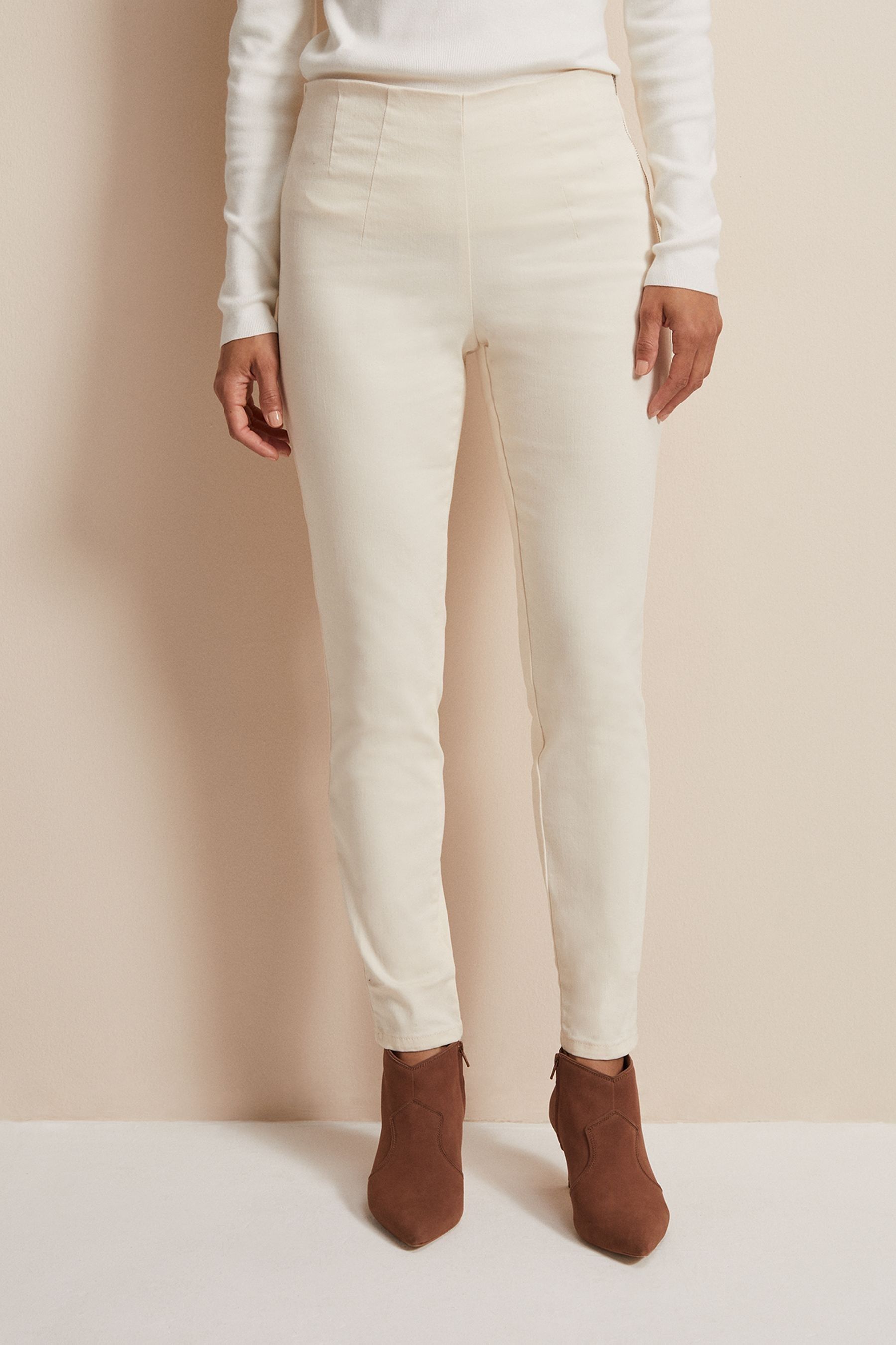 Cream jeggings uk clearance