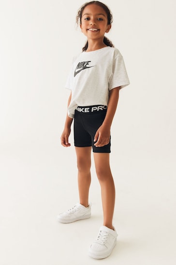 Nike Black Little Kids Pro Dri-FIT Shorts