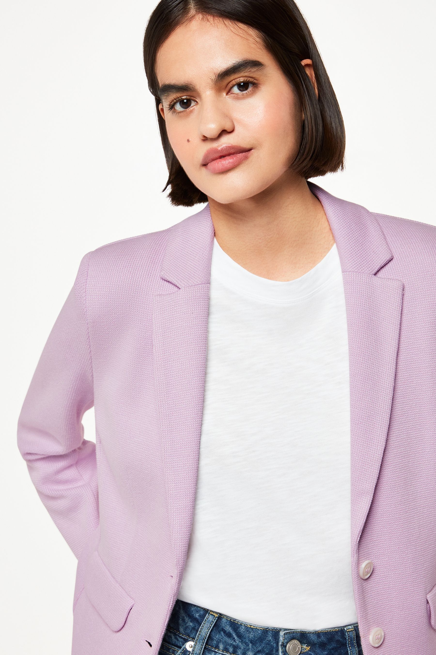 Slim sales jersey jacket