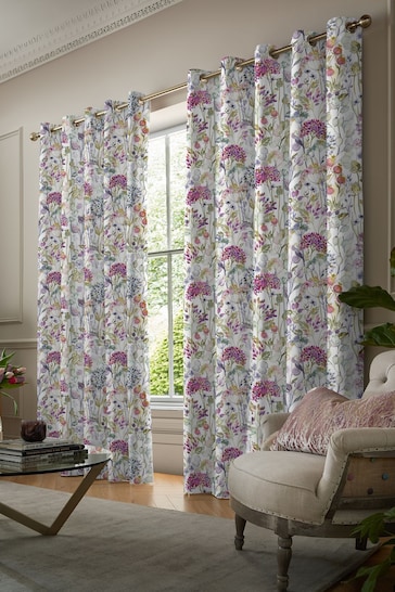 Voyage Lotus Purple Country Hedgerow Made to Measure Curtains