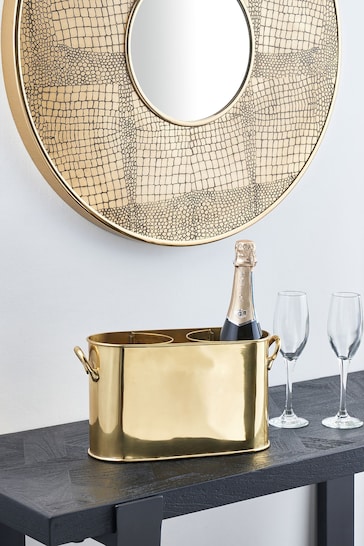 Pacific Gold Shiny Wine Holder