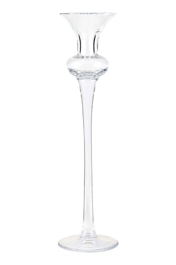 Pacific Juliana Clear Glass Candlestick Holder
