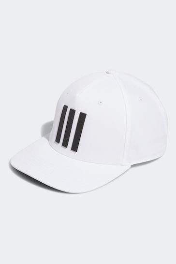 adidas Golf 3-Stripes Tour White Hat