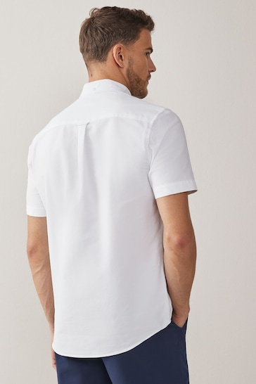 Hoodie mit hohem Baumwollanteil und Abzeichen 616 J Short Sleeve Oxford Shirt Multipack