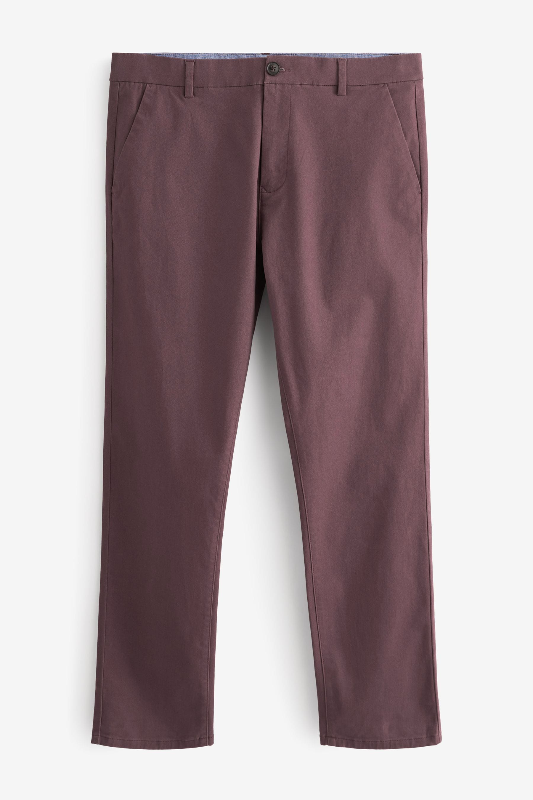 Burgundy slim fit chinos discount