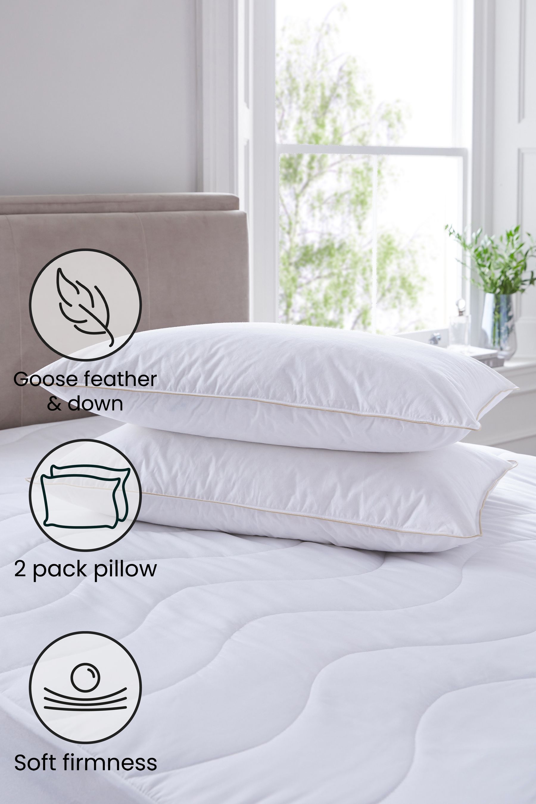 Next feather discount pillows