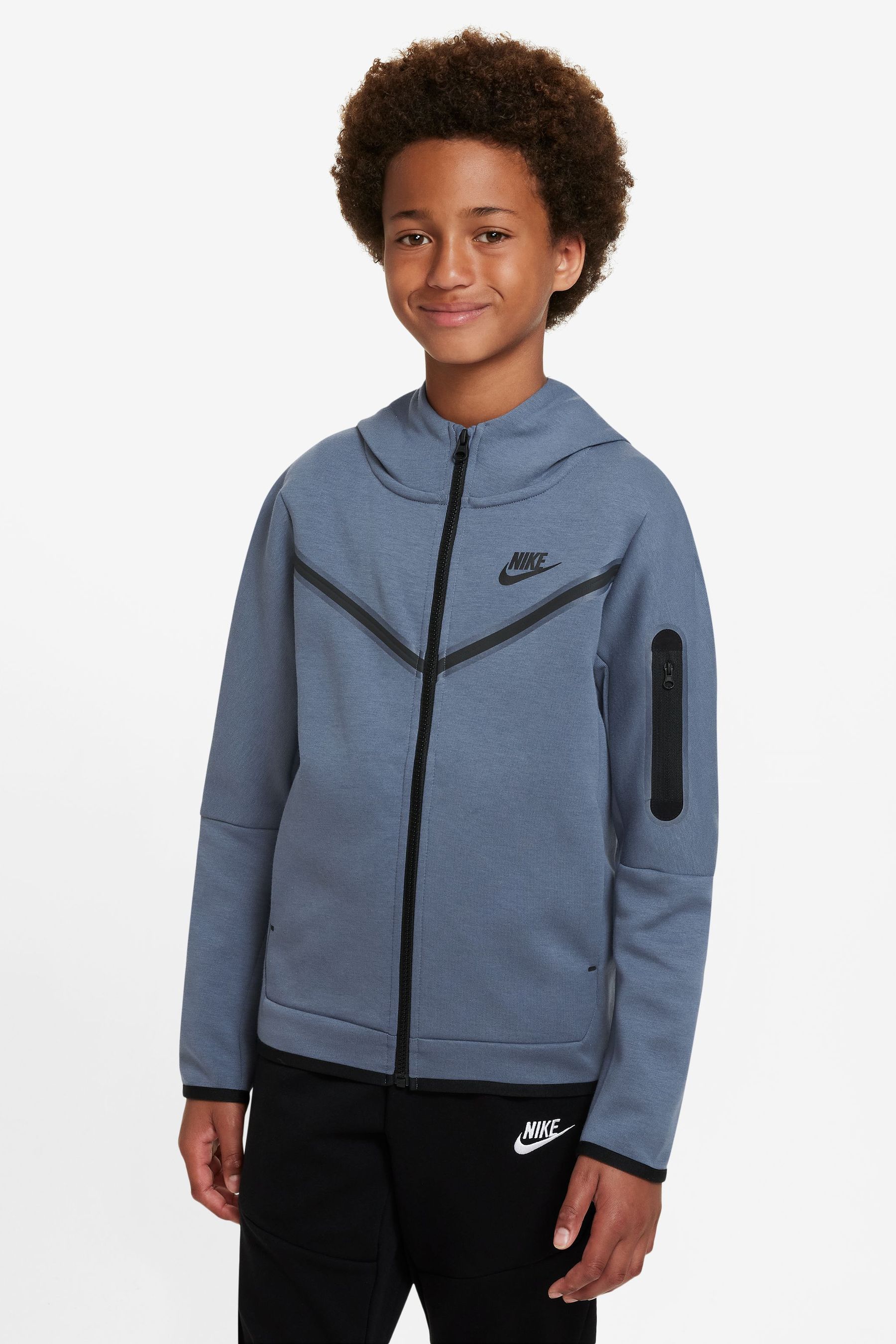 Buy Nike Blue Tech Fleece Hoodie from the Next UK online shop