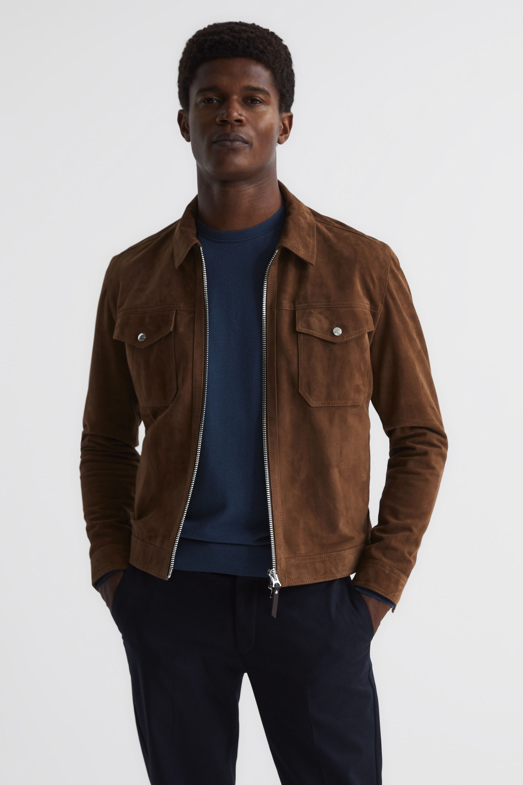 Buy Reiss Bright Airforce Wessex Merino Wool Jumper from the Next UK online shop