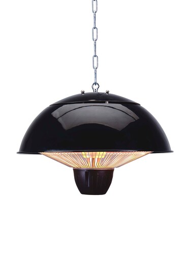 BHS Black Garden Onyx Patio Pendant Heater