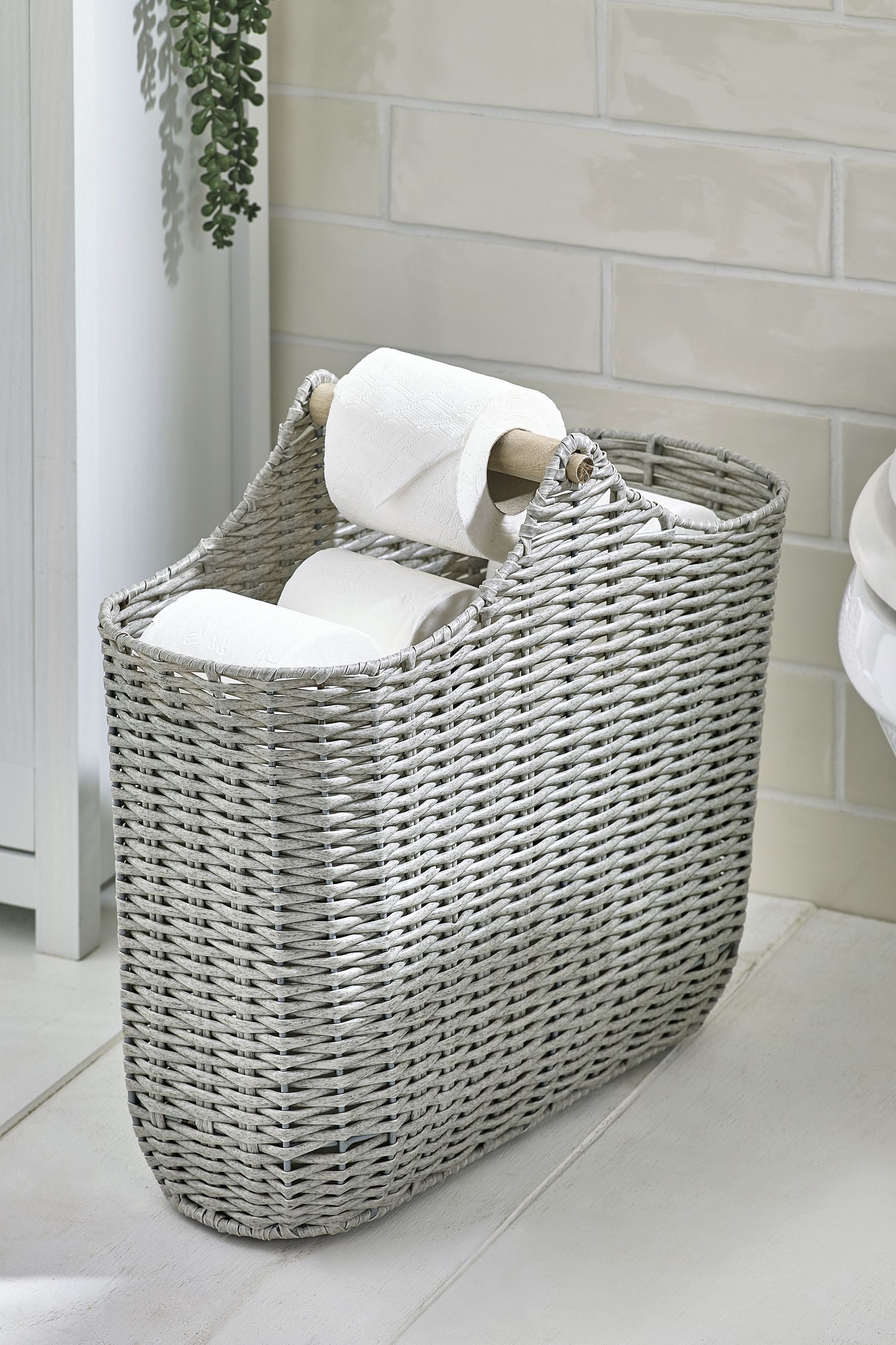 Toilet roll holder and storage hot sale