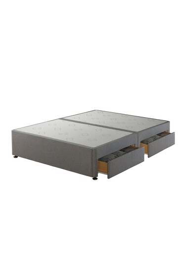 Sealy Silver Fox Advantage Claremont mattress and 4 Drawer Storage Divan Base Set