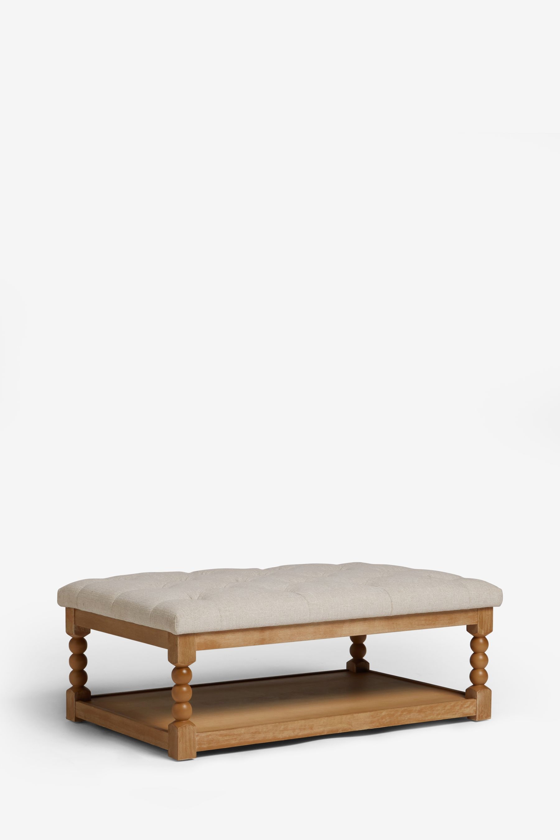 Buy Tweedy Plain Light Natural Buttoned Medium Collection Luxe