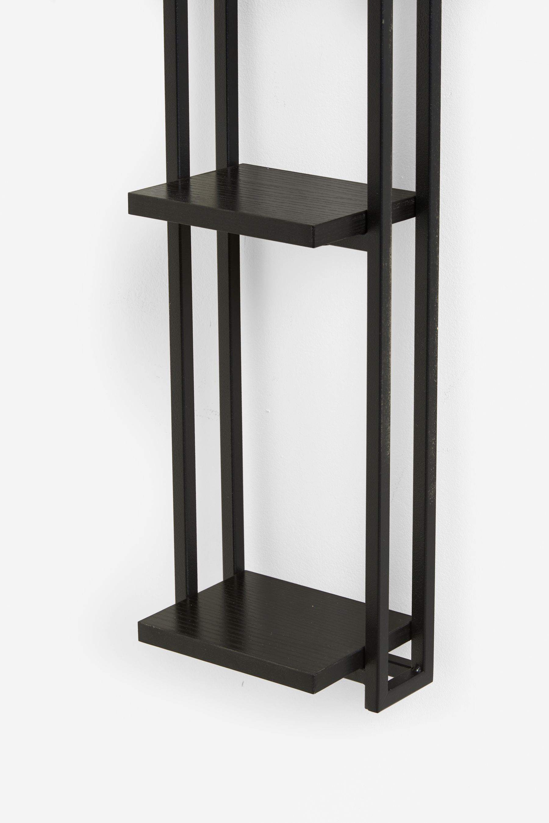 Thin sales black shelves