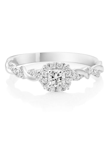 Beaverbrooks Platinum Diamond Ring