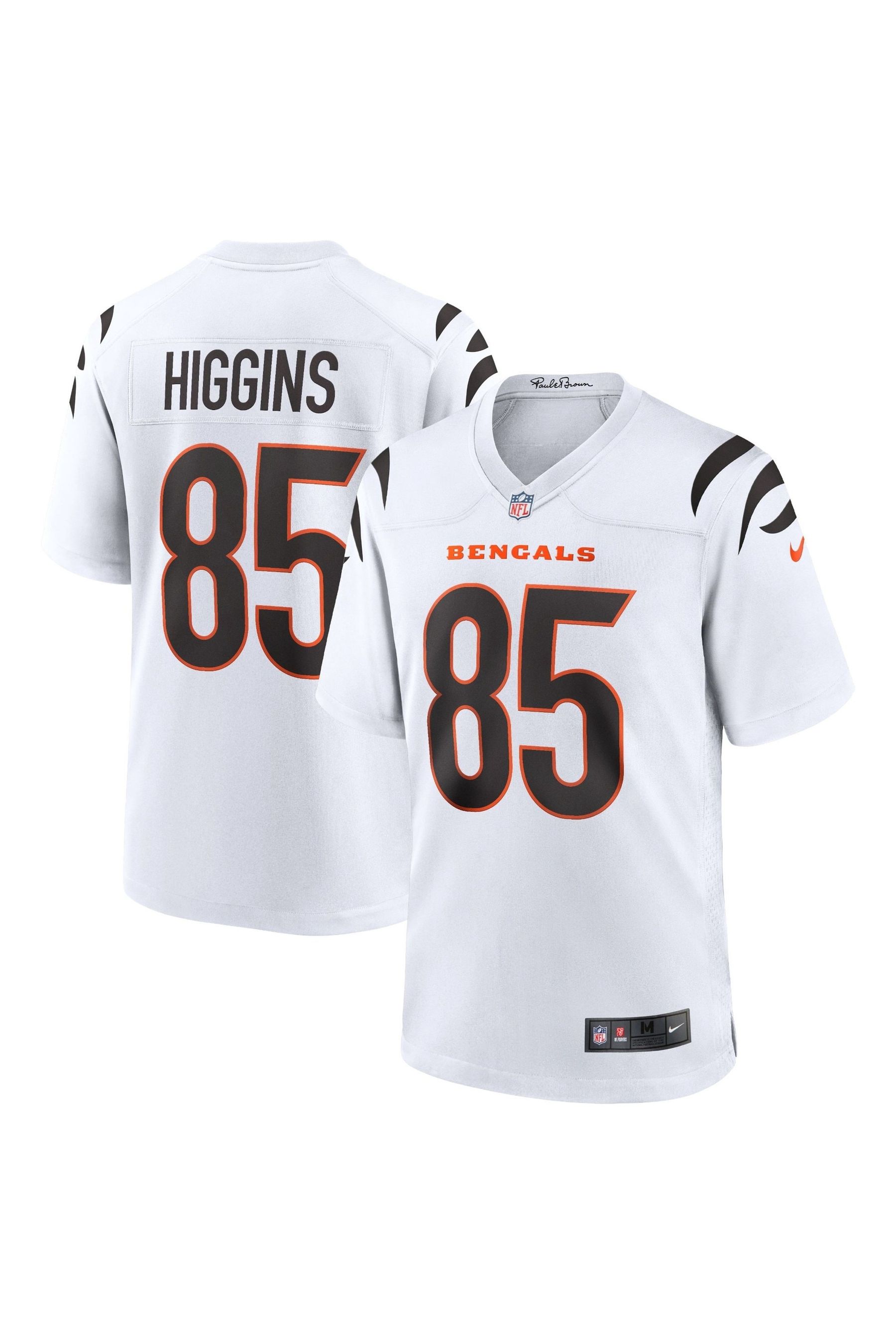 Buy Nike White NFL Cincinnati Bengals Game Road Jersey Tee