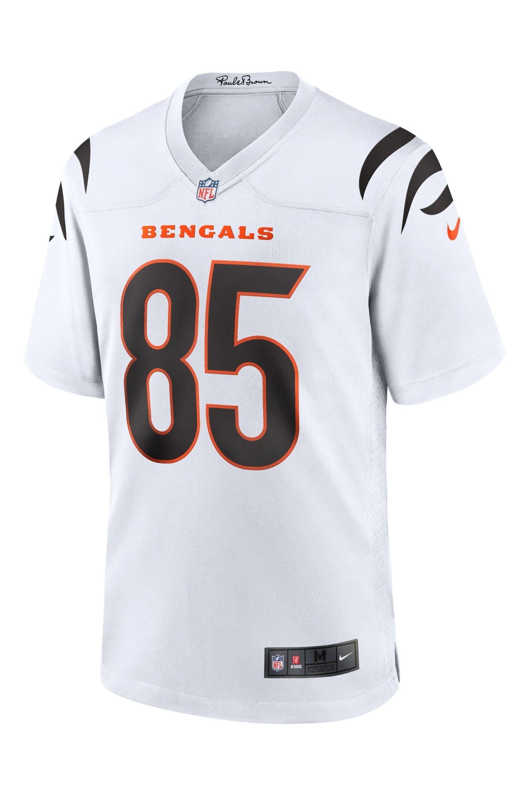 Buy Nike White NFL Cincinnati Bengals Game Road Jersey Tee