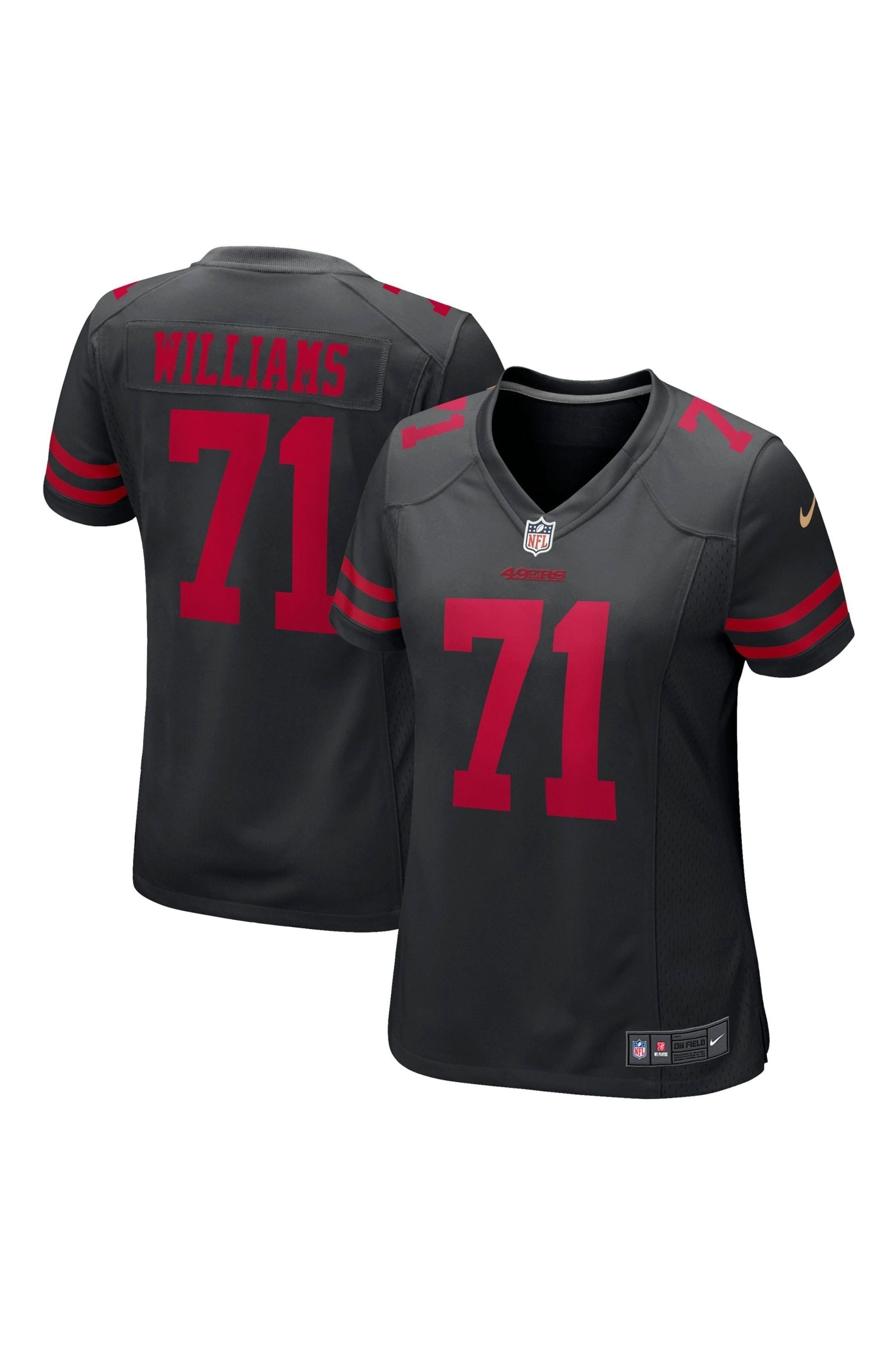 Buy Nike Black San Francisco 49ers Game Alternate Jersey Trent