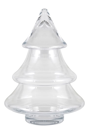 Pacific Natale Clear Glass Christmas Tree Large Ornament