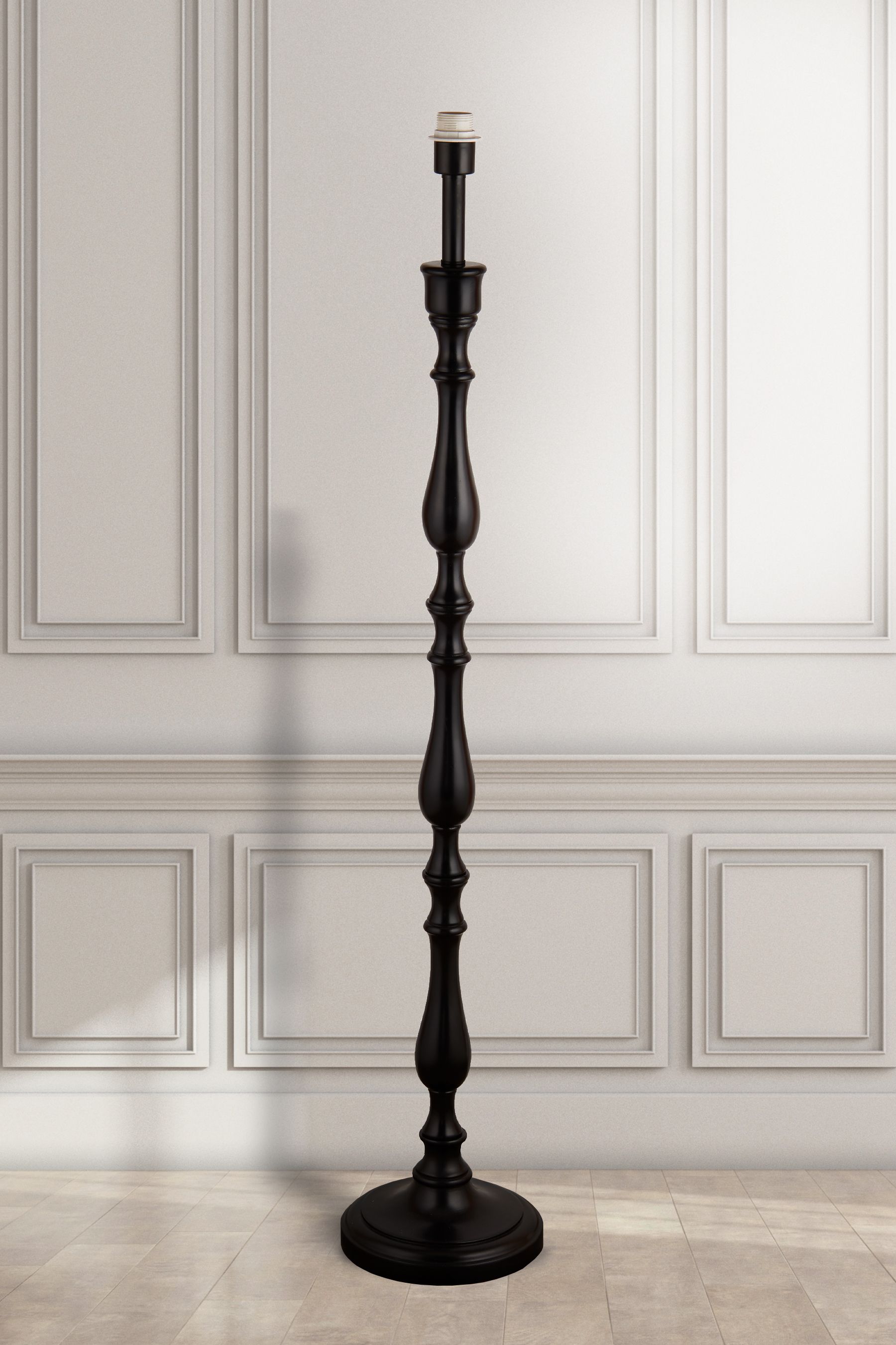 Black online candlestick lamp