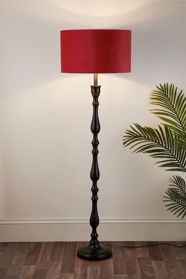 Searchlight Black Wren Candlestick Floor Lamp Base