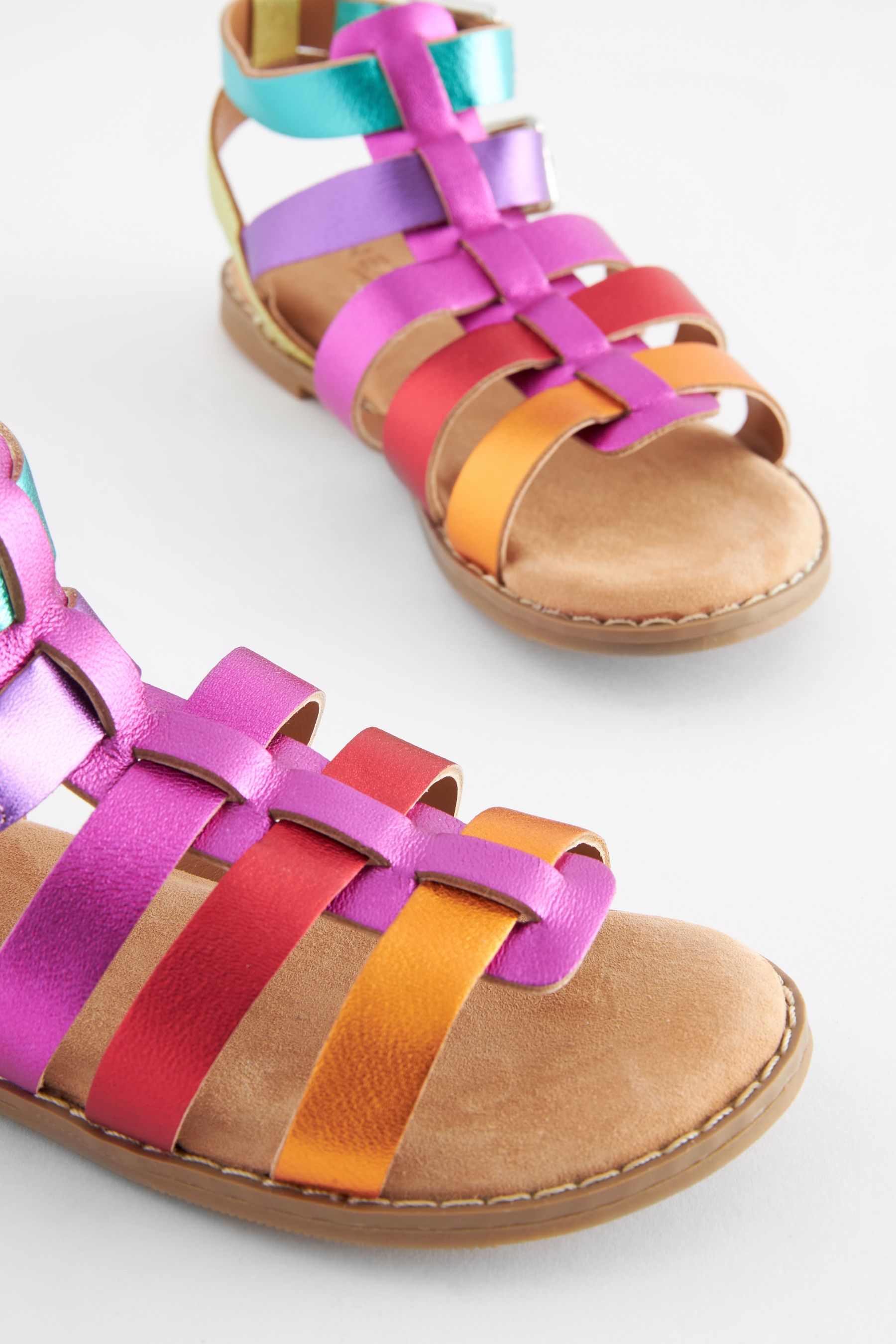 Multicolor shop gladiator sandals