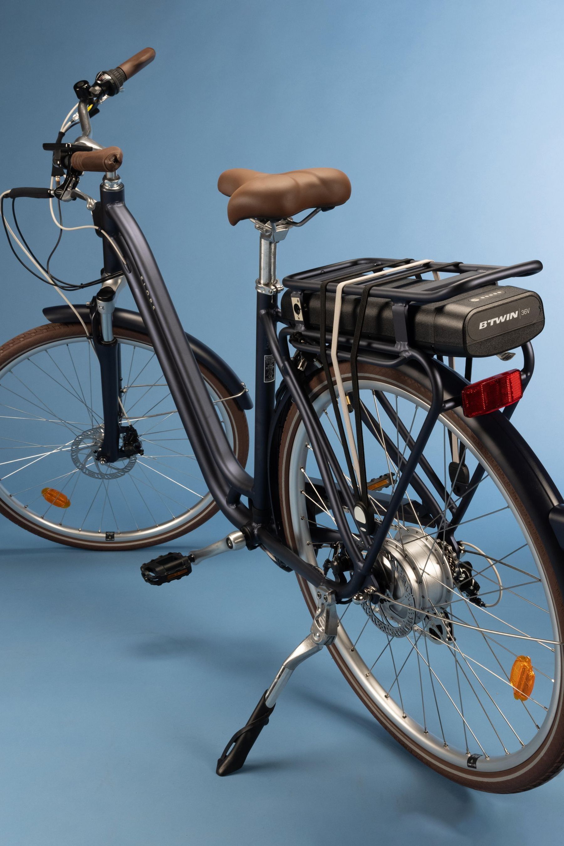 Buy Decathlon Blue Low Frame Electric City Elops 900 E Size Bike from the Next UK online shop