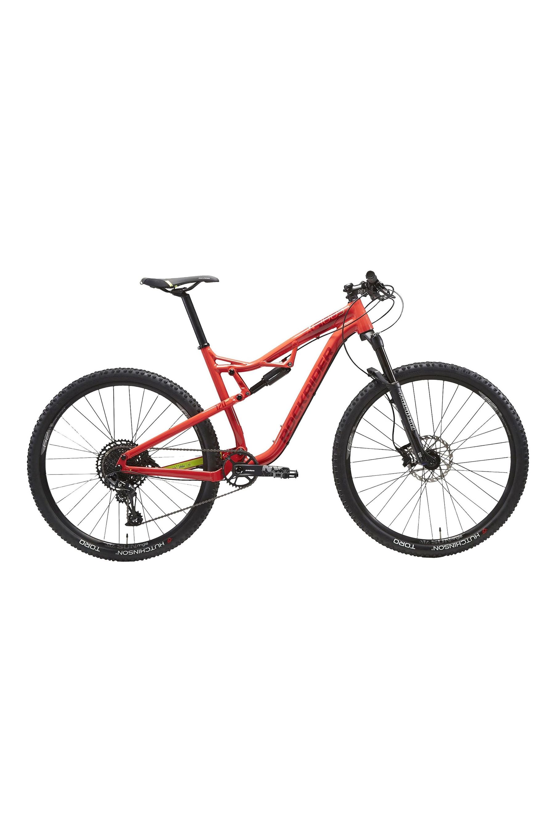 Decathlon full suspension bike best sale