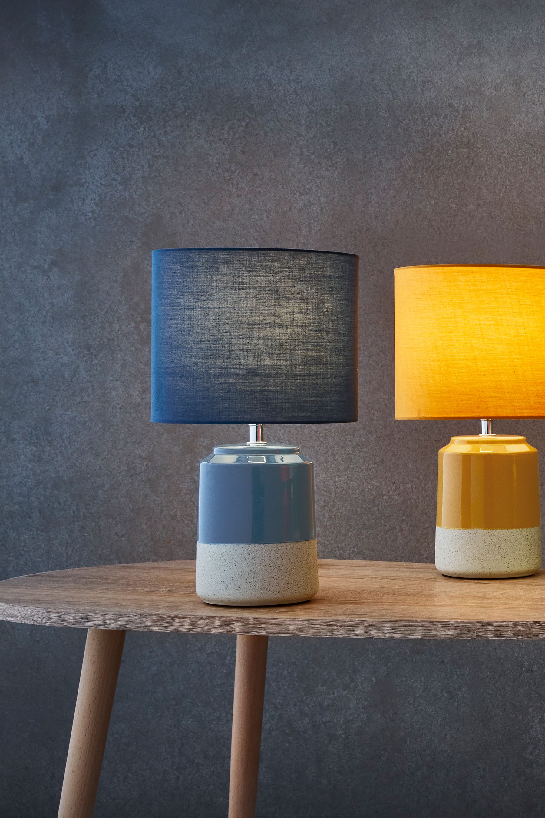 Denim blue sale lamps