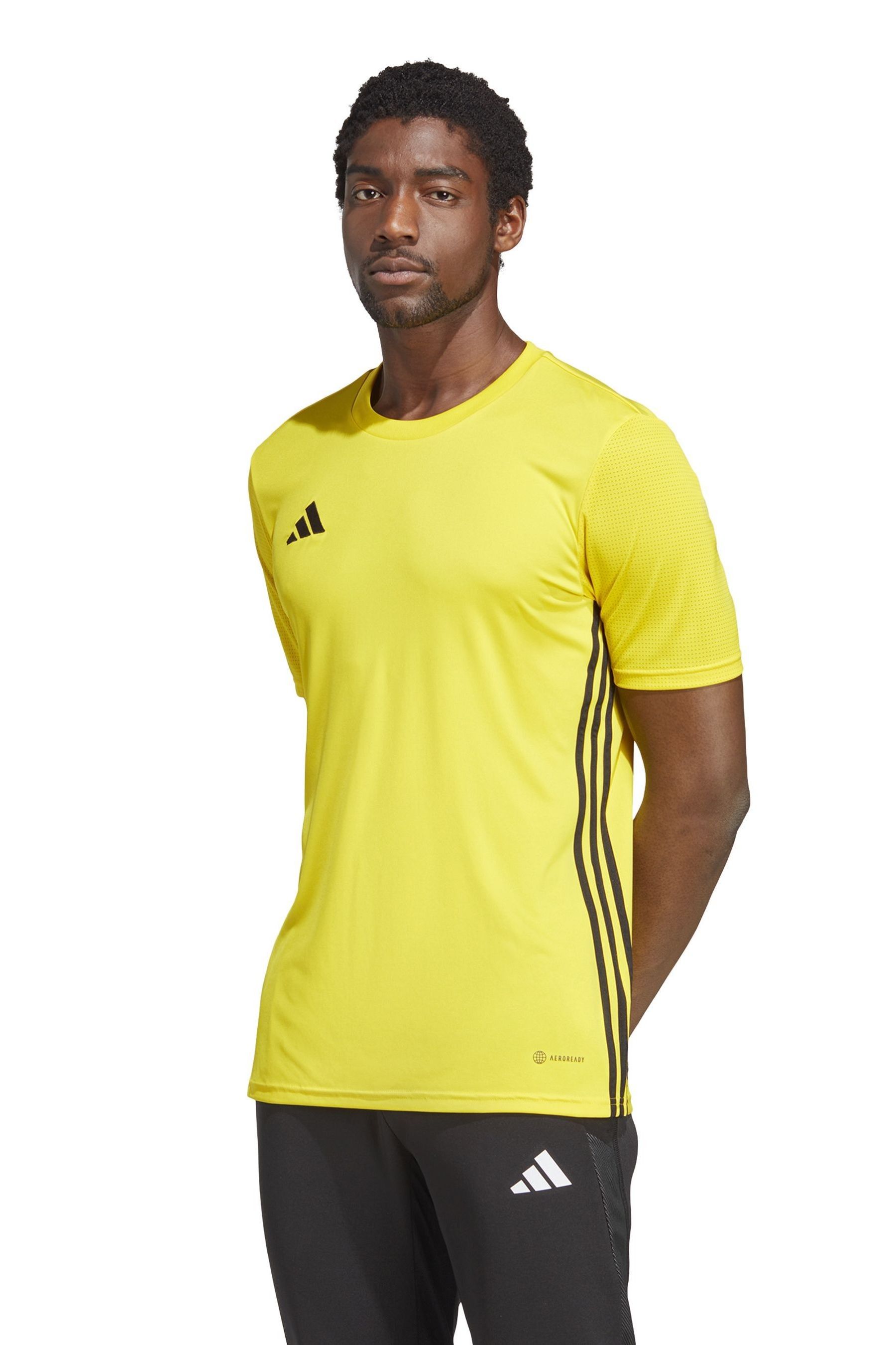 Adidas yellow and best sale black football kit