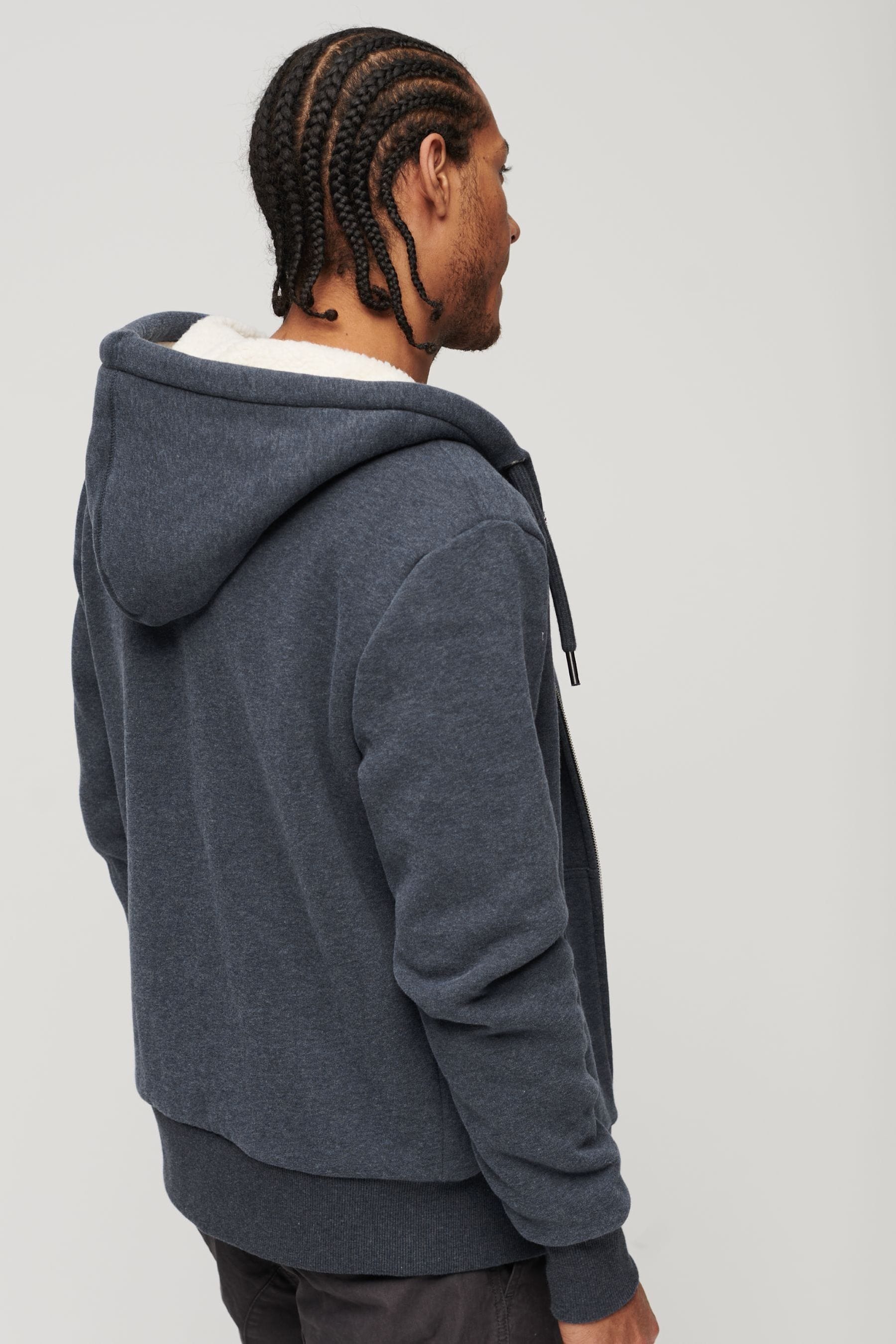 Light blue deals hollister hoodie