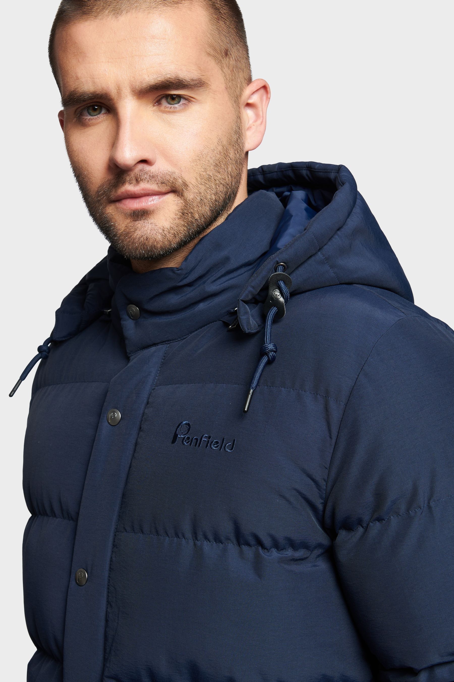Warrington contrast hem padded jacket outlet