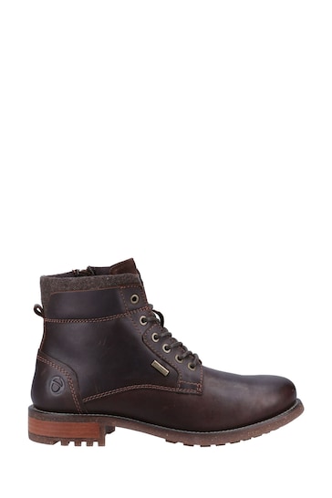 Cotswolds Brown Birdwood Lace-Up Work Boots