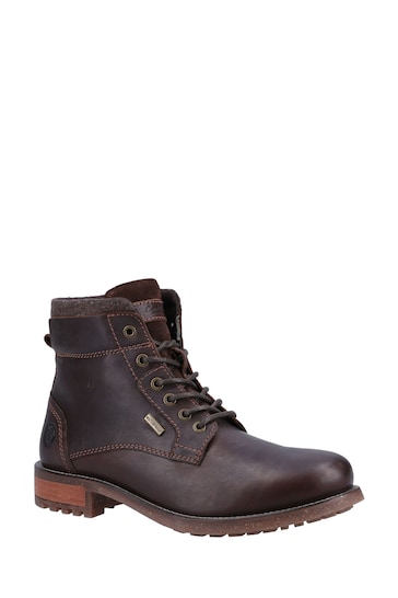 Cotswolds Brown Birdwood Lace-Up Work Boots